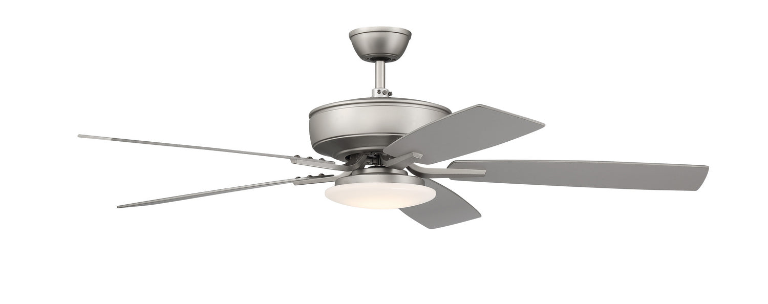 Craftmade P112BN5-52BNGW 52"Ceiling Fan, Brushed Nickel