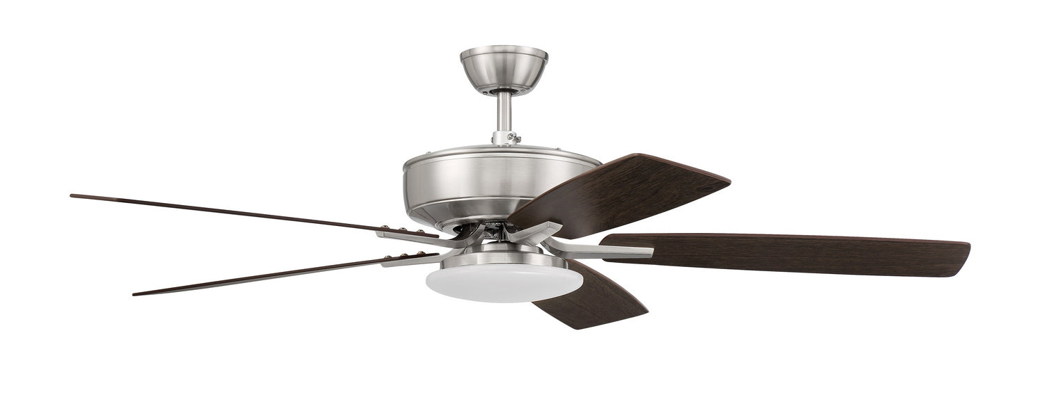 Craftmade P112BNK5-52DWGWN 52"Ceiling Fan, Brushed Polished Nickel