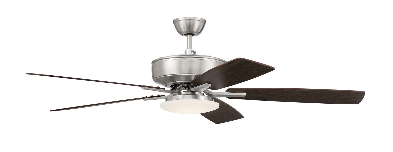 Craftmade P112BNK5-52DWGWN 52"Ceiling Fan, Brushed Polished Nickel