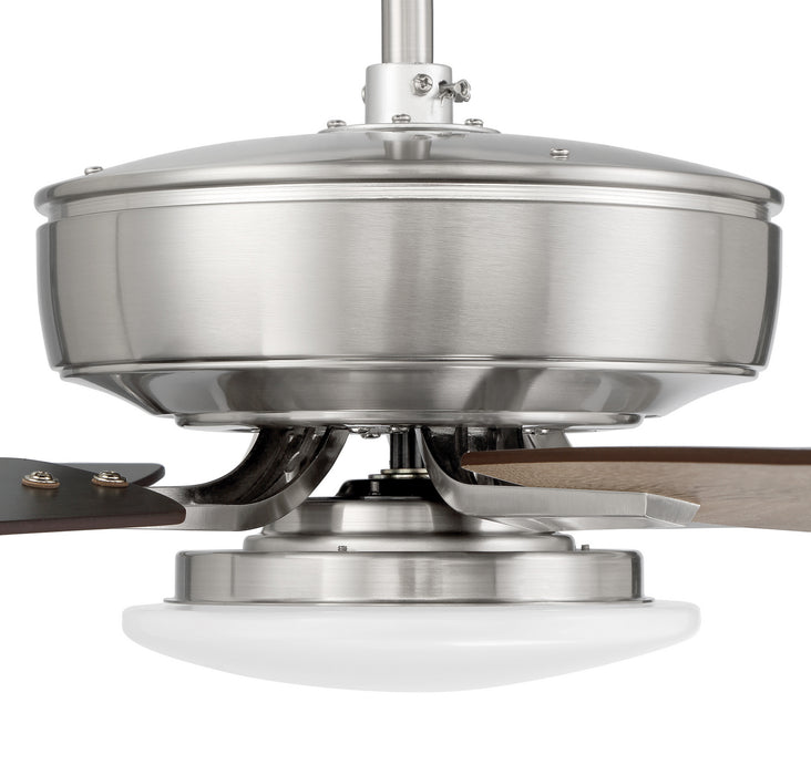 Craftmade P112BNK5-52DWGWN 52"Ceiling Fan, Brushed Polished Nickel