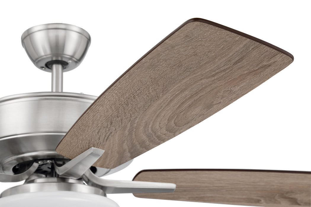 Craftmade P112BNK5-52DWGWN 52"Ceiling Fan, Brushed Polished Nickel
