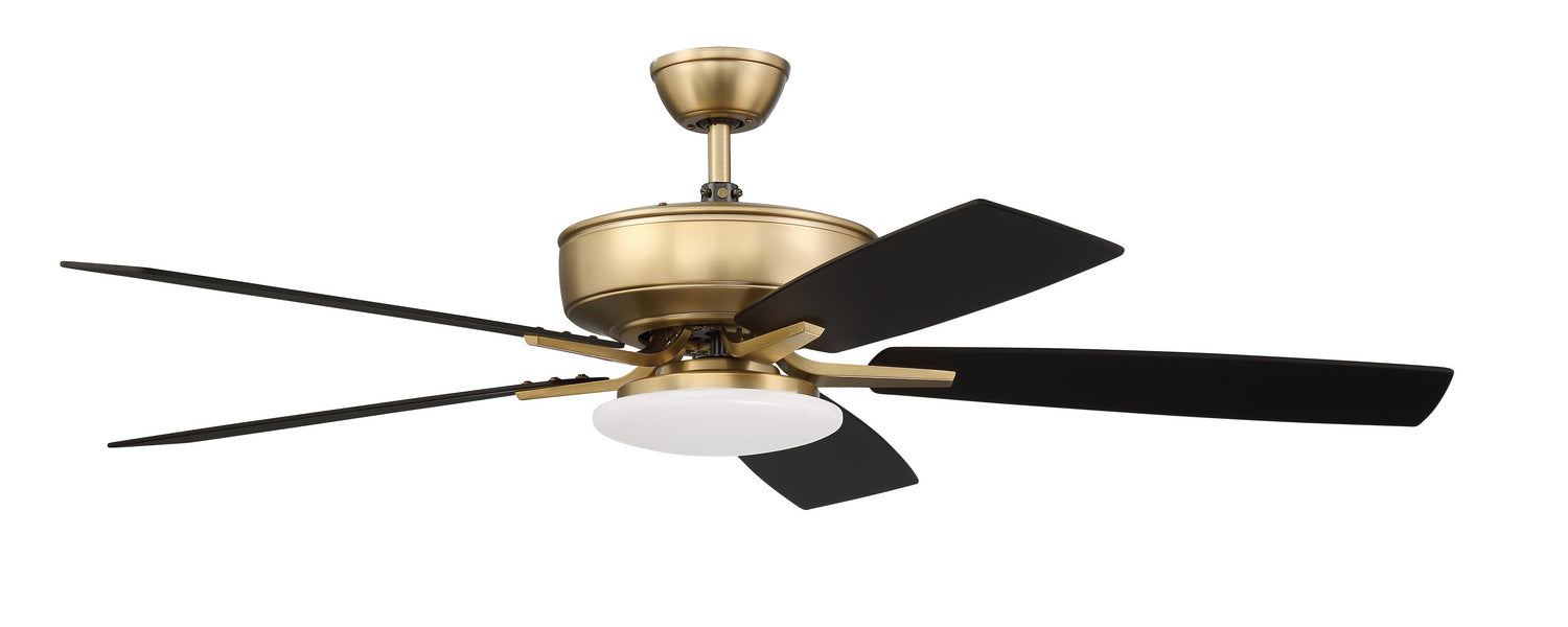 Craftmade P112SB5-52BWNFB 52"Ceiling Fan, Satin Brass