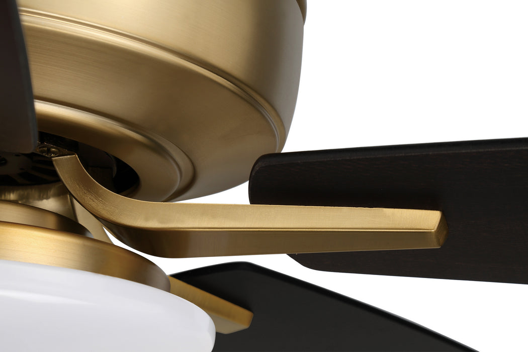 Craftmade P112SB5-52BWNFB 52"Ceiling Fan, Satin Brass