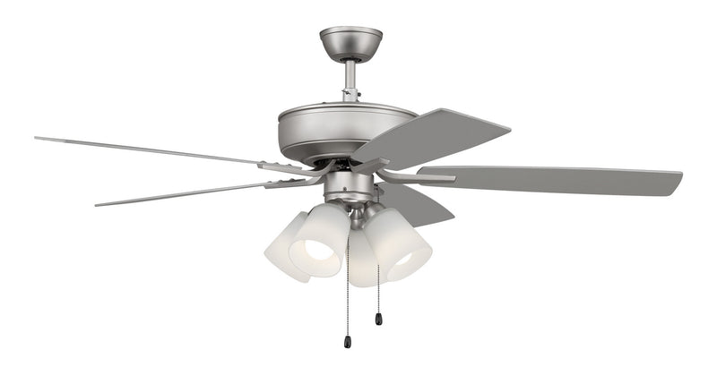 Craftmade P114BN5-52BNGW 52"Ceiling Fan, Brushed Nickel