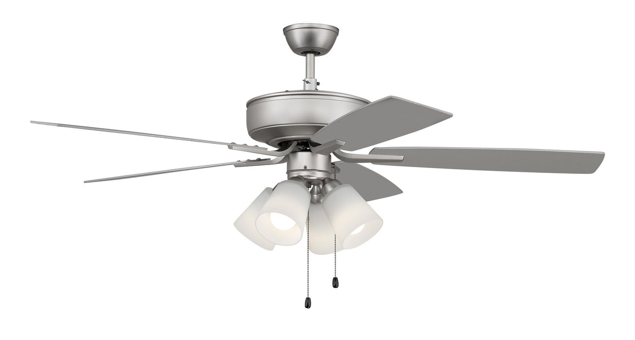 Craftmade P114BN5-52BNGW 52"Ceiling Fan, Brushed Nickel