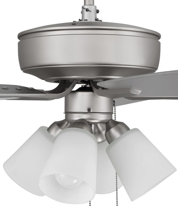 Craftmade P114BN5-52BNGW 52"Ceiling Fan, Brushed Nickel