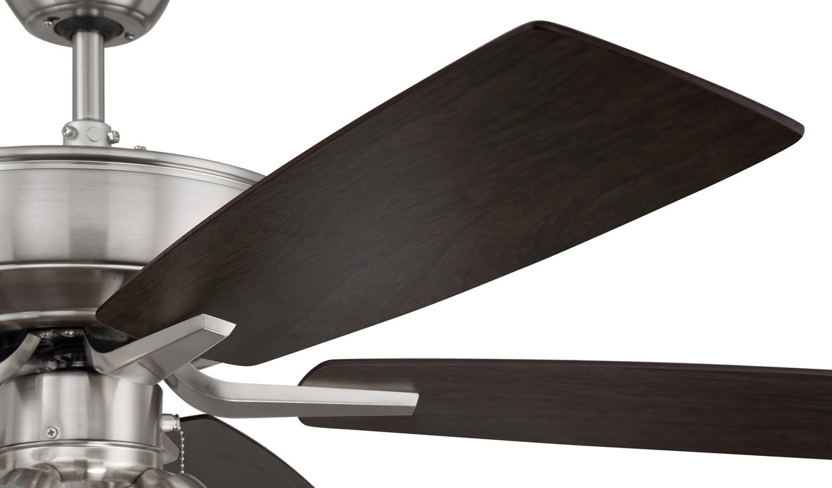 Craftmade P114BNK5-52DWGWN 52"Ceiling Fan, Brushed Polished Nickel
