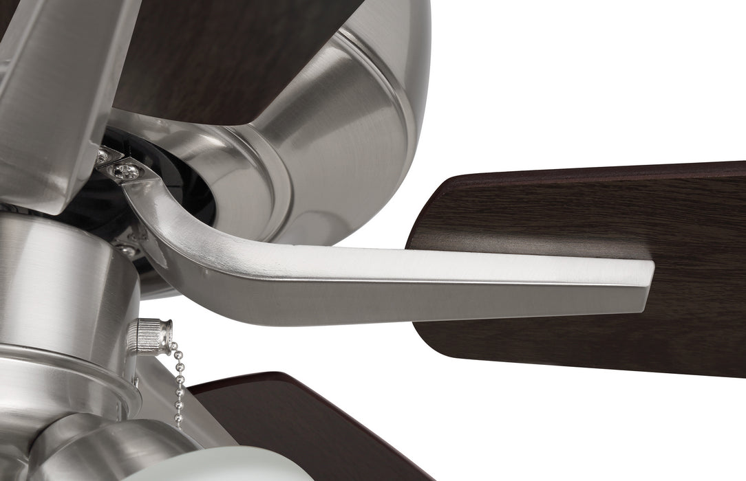 Craftmade P114BNK5-52DWGWN 52"Ceiling Fan, Brushed Polished Nickel