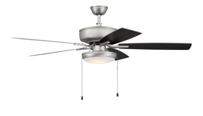 Craftmade P119BN5-52BNGW 52"Ceiling Fan, Brushed Nickel