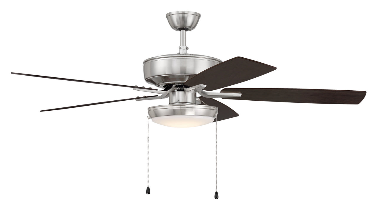 Craftmade P119BNK5-52DWGWN 52"Ceiling Fan, Brushed Polished Nickel