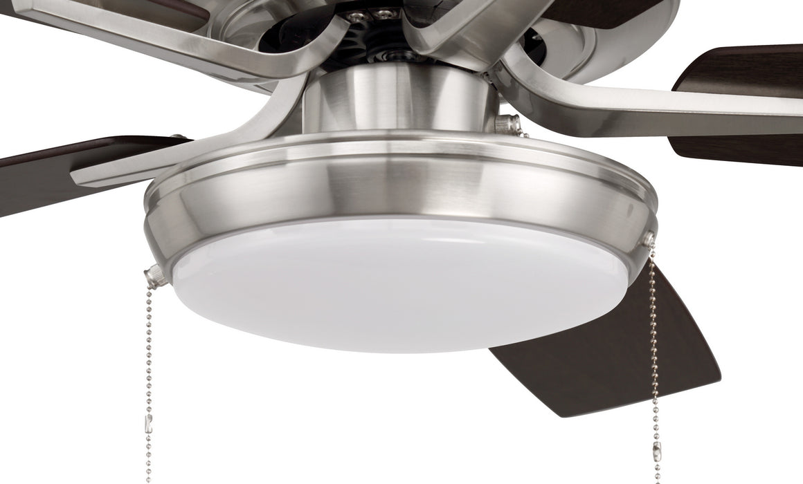 Craftmade P119BNK5-52DWGWN 52"Ceiling Fan, Brushed Polished Nickel