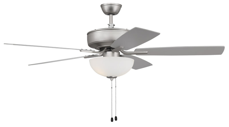 Craftmade P211BN5-52BNGW 52"Ceiling Fan, Brushed Nickel