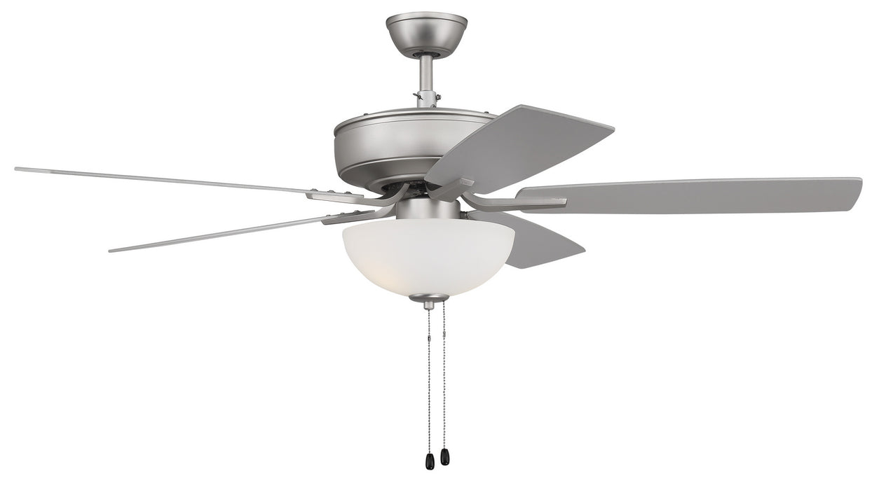 Craftmade P211BN5-52BNGW 52"Ceiling Fan, Brushed Nickel