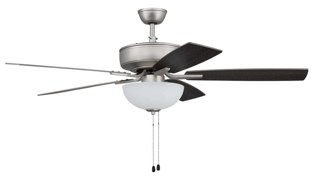 Craftmade P211BN5-52BNGW 52"Ceiling Fan, Brushed Nickel