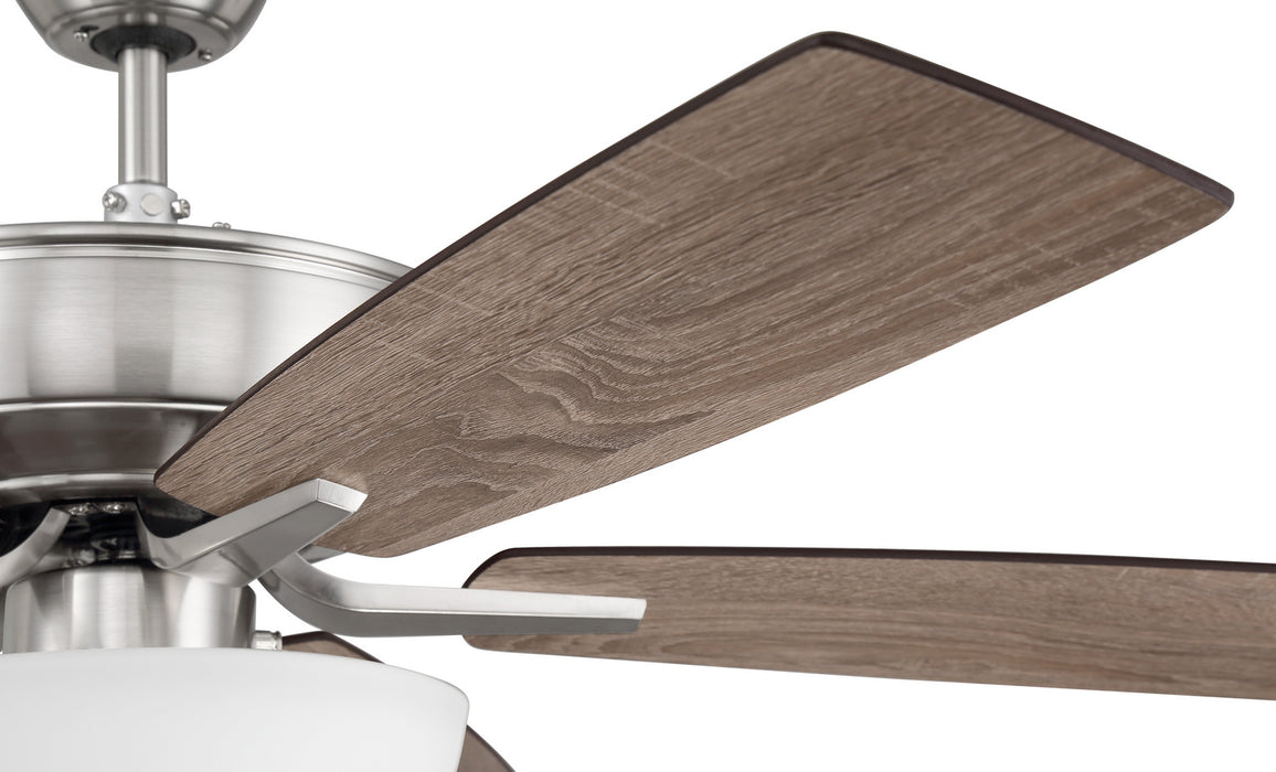 Craftmade P211BNK5-52DWGWN 52"Ceiling Fan, Brushed Polished Nickel