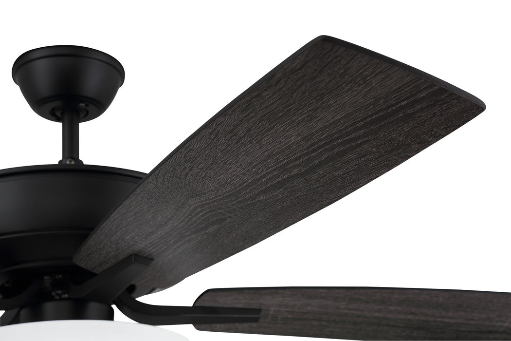 Craftmade P211FB5-52FBGW 52"Ceiling Fan, Flat Black