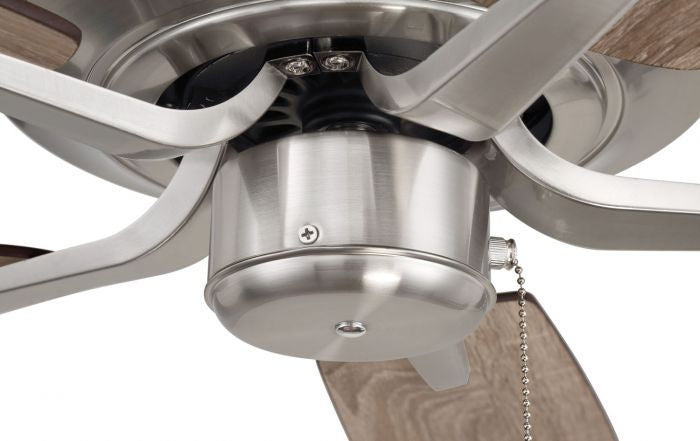 Craftmade P52BNK5-52DWGWN 52"Ceiling Fan, Brushed Polished Nickel