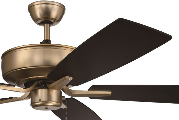 Craftmade P52SB5-52BWNFB 52"Ceiling Fan, Satin Brass