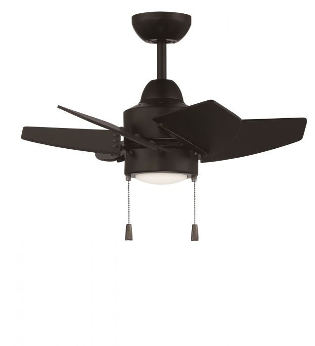 Craftmade PPT24FB6 24"Ceiling Fan, Flat Black