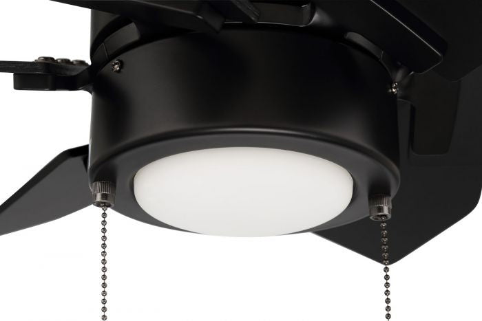 Craftmade PPT24FB6 24"Ceiling Fan, Flat Black