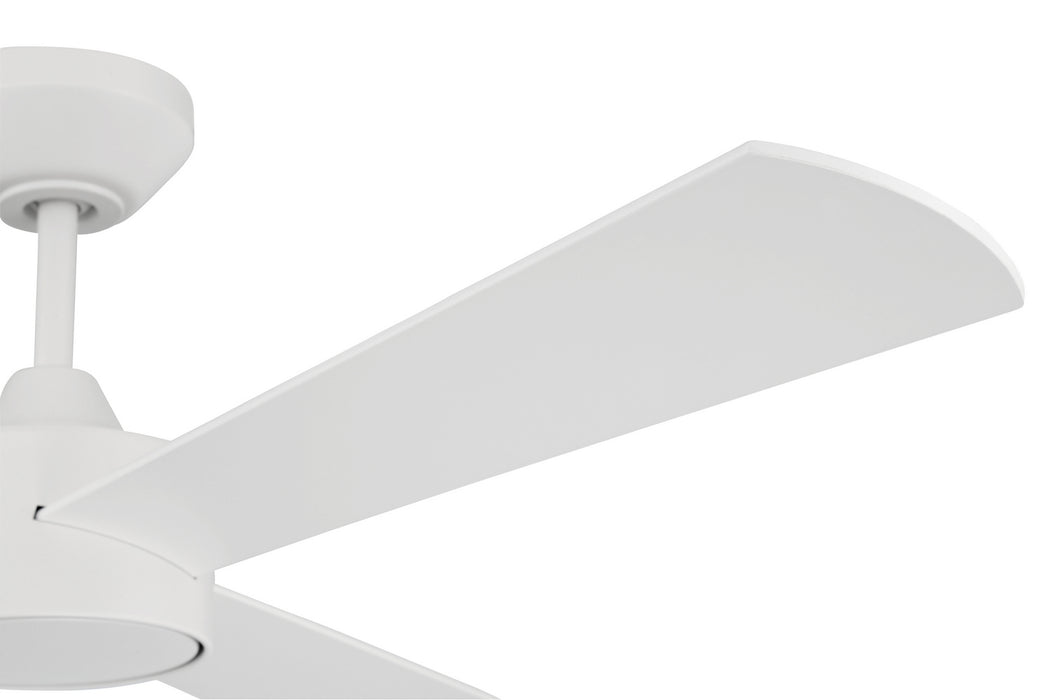 Craftmade PRV52MWW3 52"Ceiling Fan, Matte White
