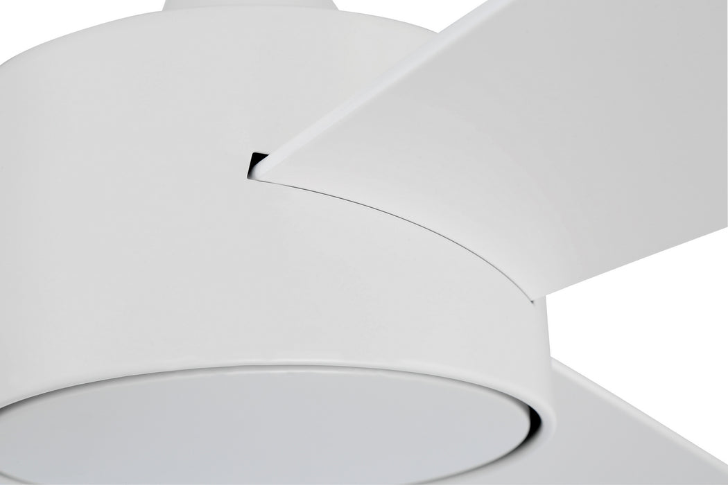 Craftmade PRV52MWW3 52"Ceiling Fan, Matte White