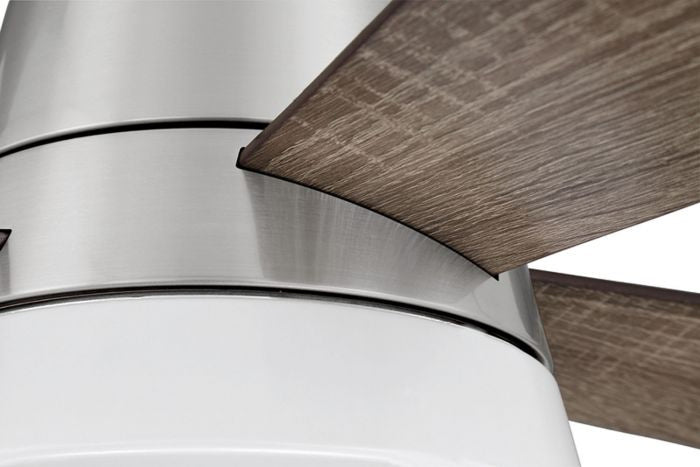 Craftmade REV52BNK4 52"Ceiling Fan, Brushed Polished Nickel