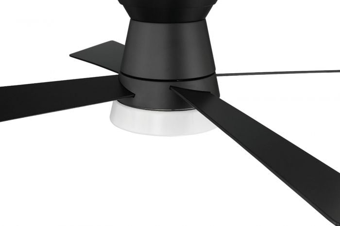 Craftmade REV52FB4 52"Ceiling Fan, Flat Black