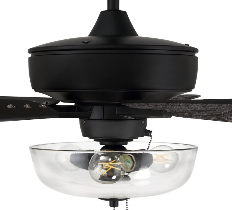 Craftmade S101FB5-60FBGW 60"Ceiling Fan, Flat Black