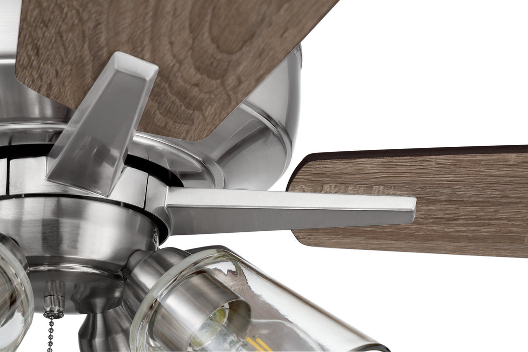 Craftmade S104BNK5-60DWGWN 60"Ceiling Fan, Brushed Polished Nickel