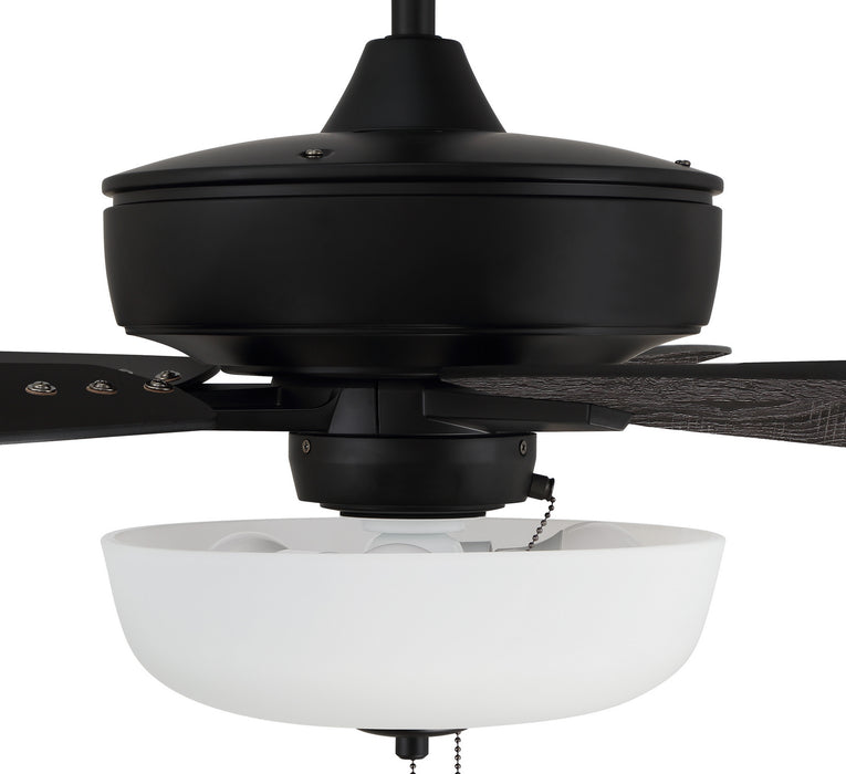 Craftmade S111FB5-60FBGW 60"Ceiling Fan, Flat Black