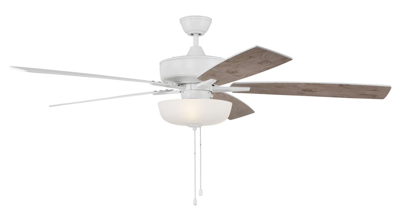 Craftmade S111W5-60WWOK 60"Ceiling Fan, White
