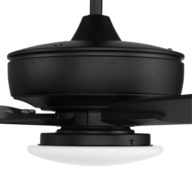 Craftmade S112FB5-60FBGW 60"Ceiling Fan, Flat Black