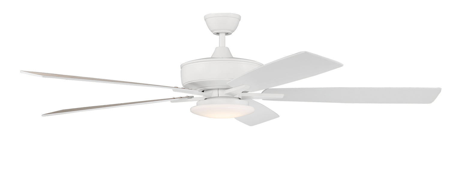 Craftmade S112W5-60WWOK 60"Ceiling Fan, White