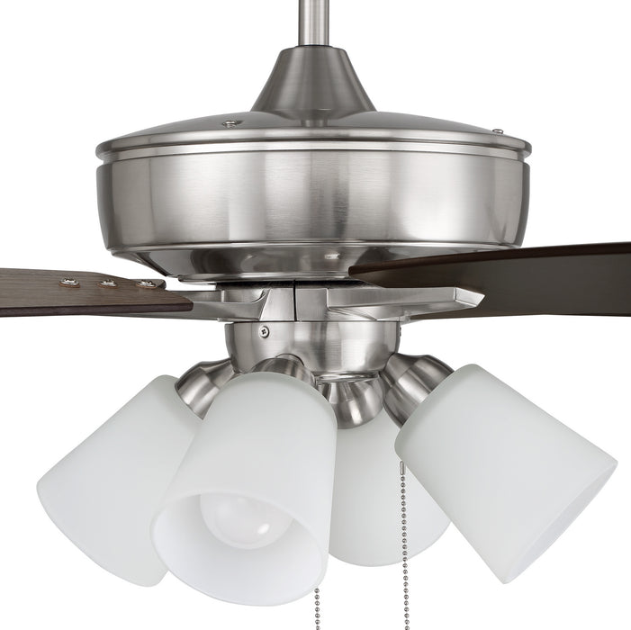 Craftmade S114BNK5-60DWGWN 60"Ceiling Fan, Brushed Polished Nickel