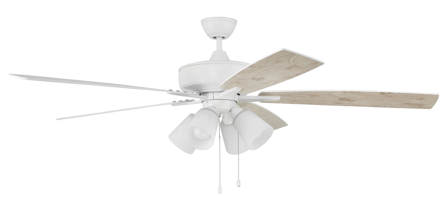 Craftmade S114W5-60WWOK 60"Ceiling Fan, White