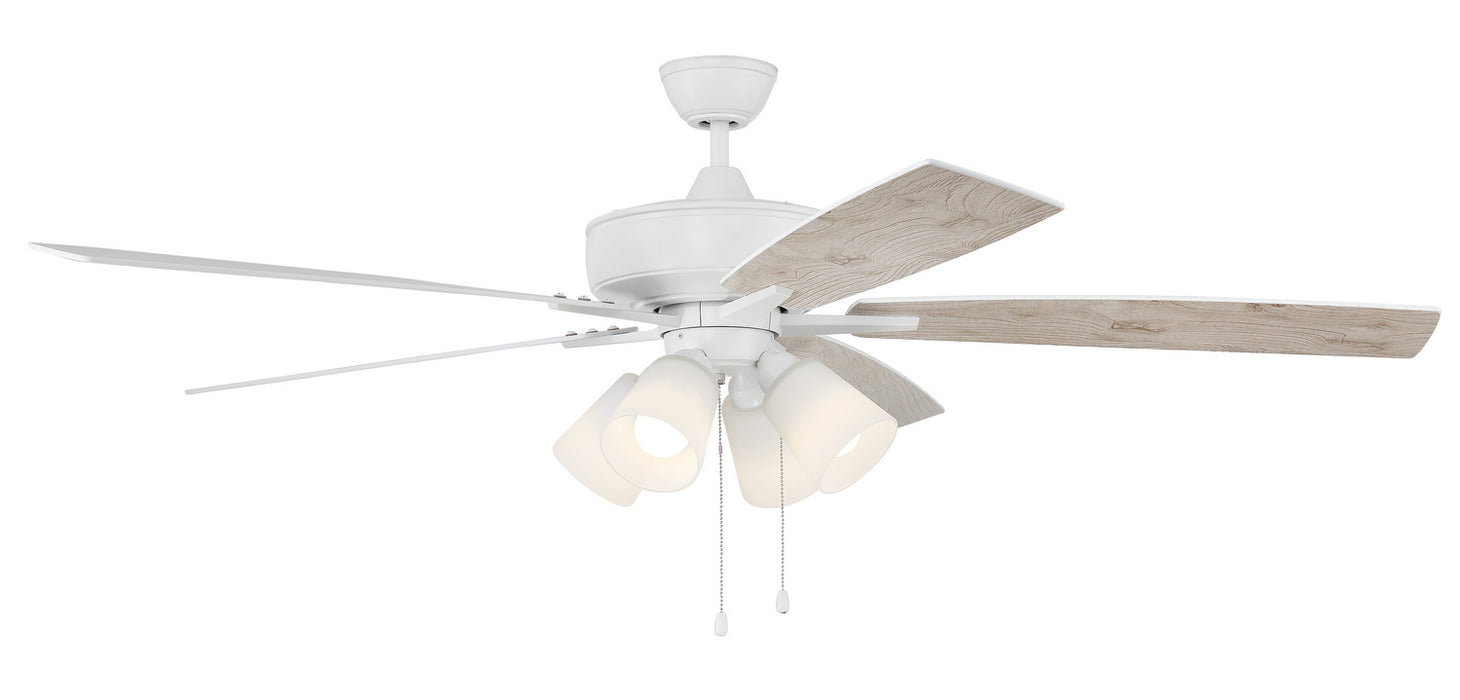 Craftmade S114W5-60WWOK 60"Ceiling Fan, White