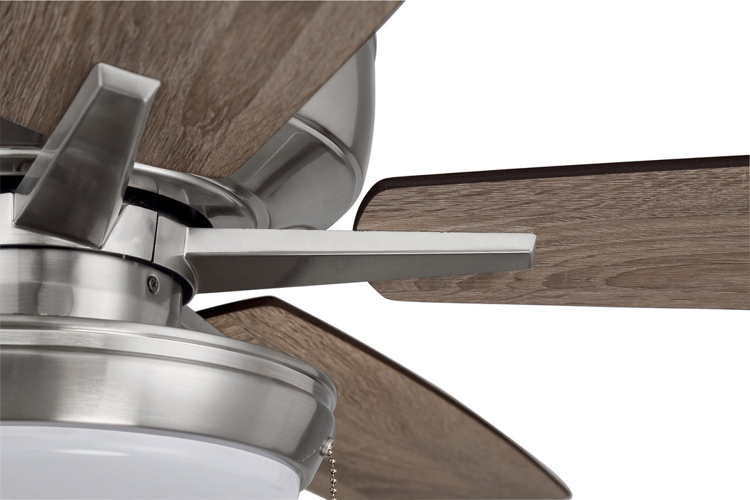 Craftmade S119BNK5-60DWGWN 60"Ceiling Fan, Brushed Polished Nickel