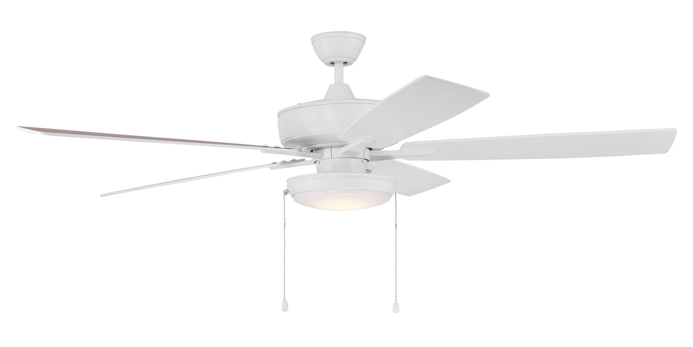 Craftmade S119W5-60WWOK 60"Ceiling Fan, White