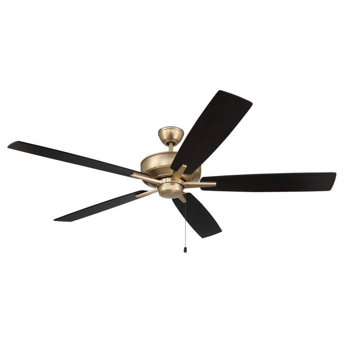 Craftmade S60SB5-60BWNFB 60"Ceiling Fan, Satin Brass