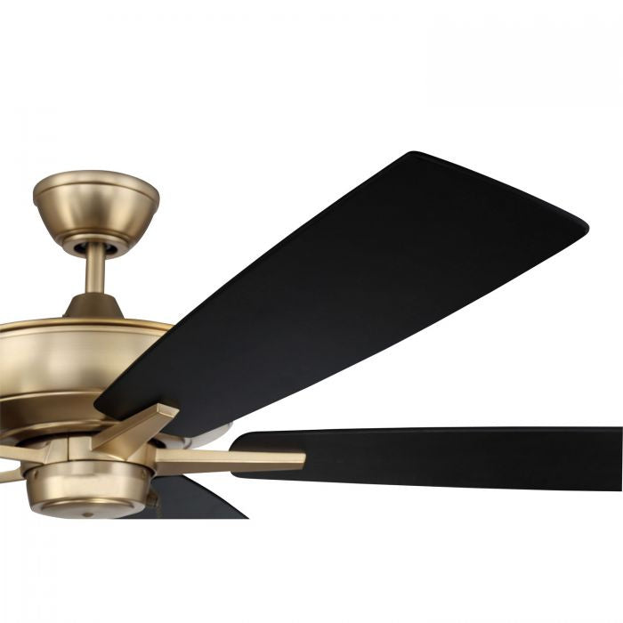 Craftmade S60SB5-60BWNFB 60"Ceiling Fan, Satin Brass