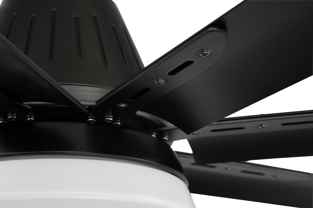 Craftmade WTP72FB8 72"Ceiling Fan, Flat Black