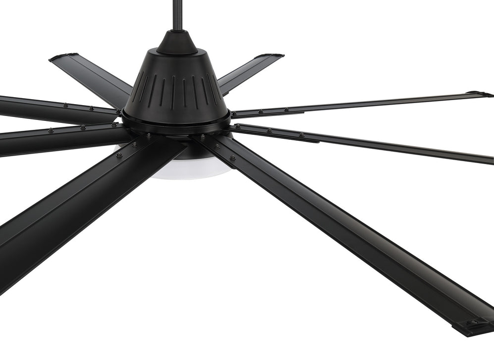 Craftmade WTP72FB8 72"Ceiling Fan, Flat Black