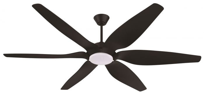 Craftmade ZOM66FB6 66"Ceiling Fan, Flat Black