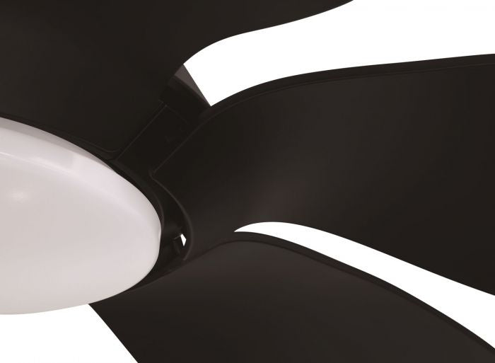 Craftmade ZOM66FB6 66"Ceiling Fan, Flat Black