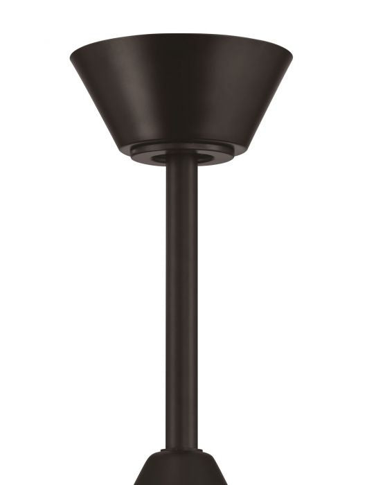Craftmade ZOM66FB6 66"Ceiling Fan, Flat Black
