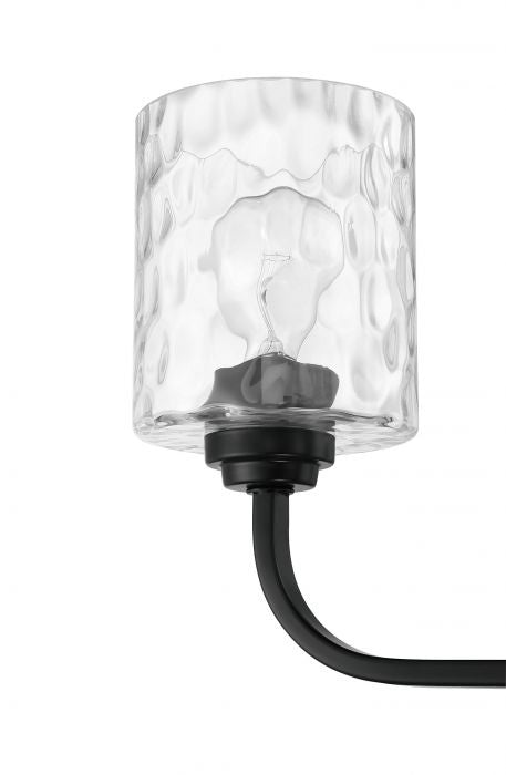 Craftmade 54223-FB Three Light Chandelier, Flat Black