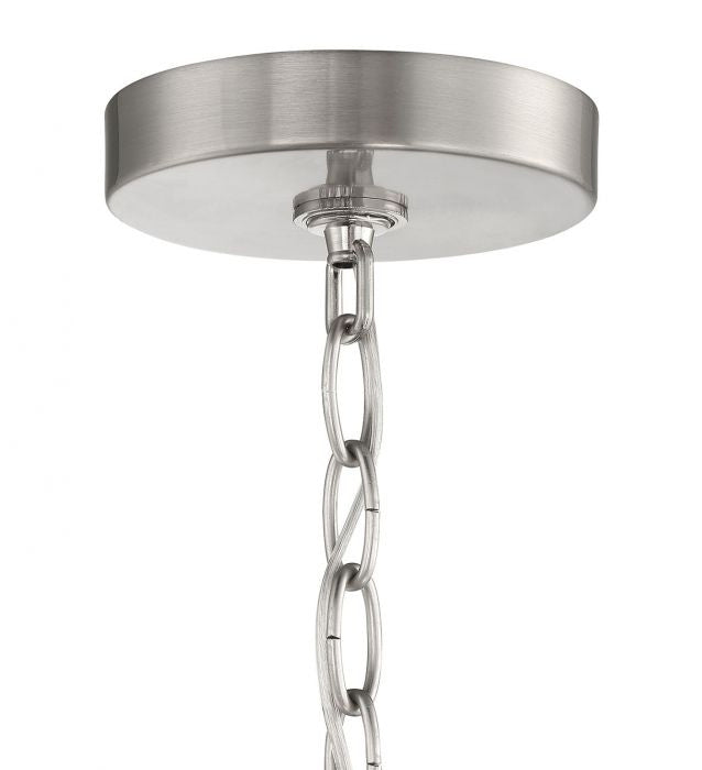 Craftmade 54224-BNK Four Light Chandelier, Brushed Polished Nickel