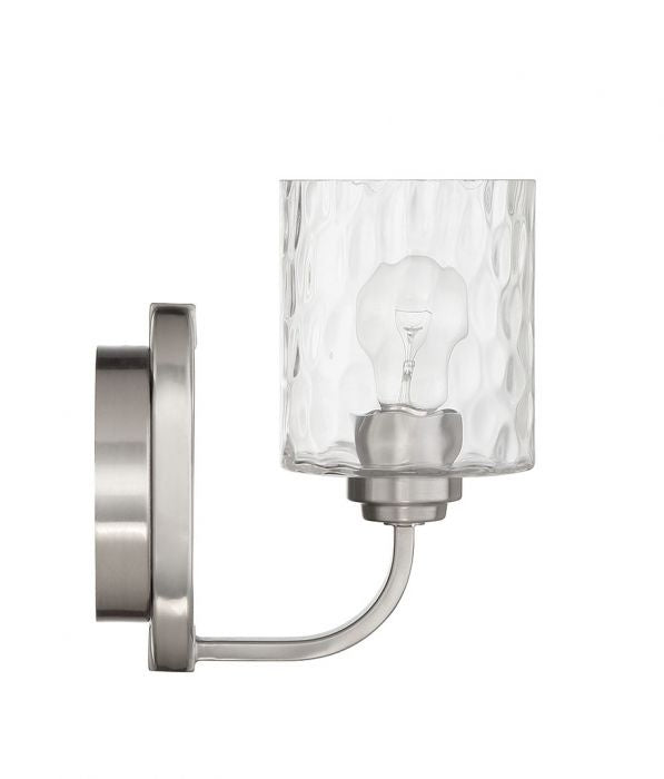 Craftmade 54261-BNK One Light Wall Sconce, Brushed Polished Nickel