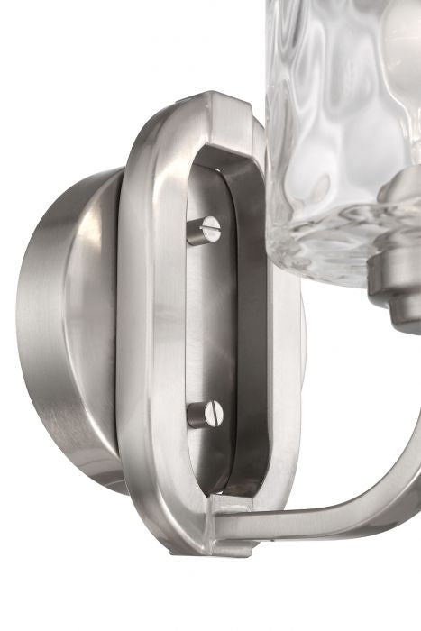 Craftmade 54261-BNK One Light Wall Sconce, Brushed Polished Nickel